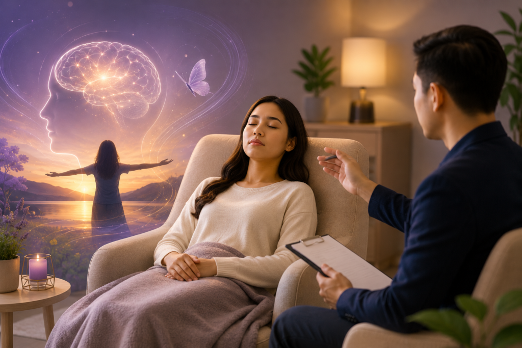 Hipnoterapi untuk kecemasan & stress